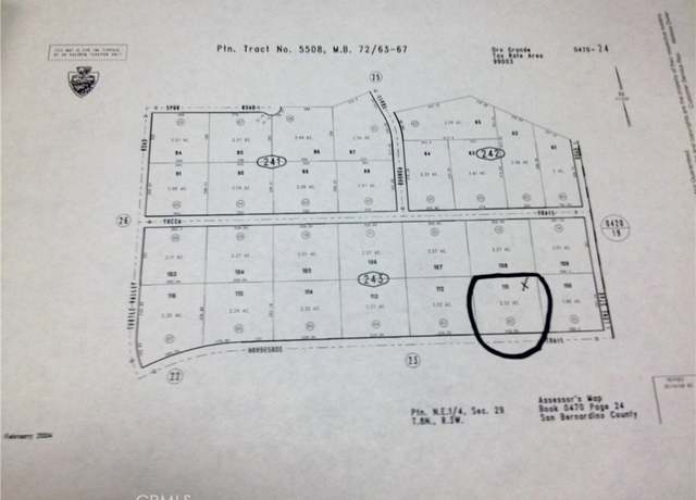 Property at 0 Horseshoe Trl, Helendale, CA 92368