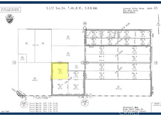 Property at 9-AC Minneola Rd, Lucerne Valley, CA 92356