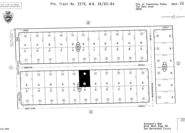 Property at 0 AKA Tamarisk/ AKA Elm Ave, 29 Palms, CA 92277