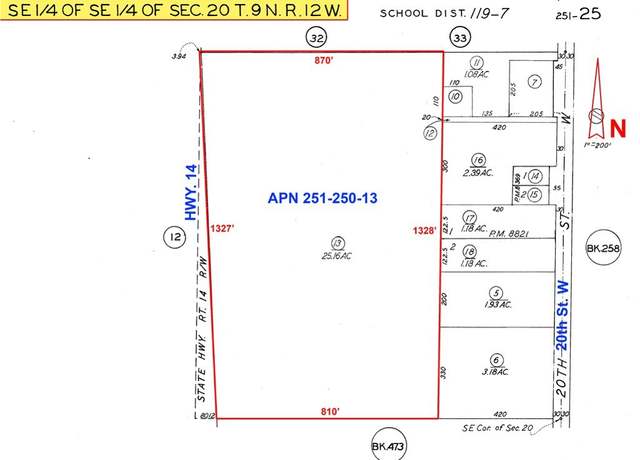 Property at 14-Hwy 20 Street West & Marie Ave, Rosamond, CA 93560