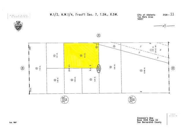 Property at 0 No Street Name, Adelanto, CA 92301