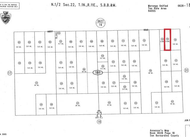 Property at 0 Amboy Rd, 29 Palms, CA 92277