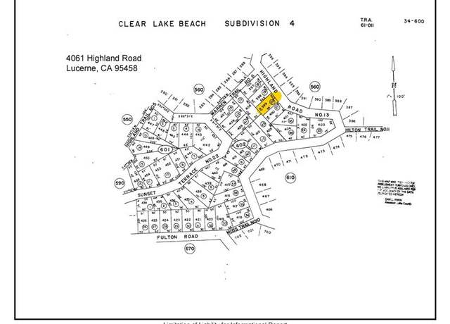 Property at 4061 Highland Rd, Lucerne, CA 95458
