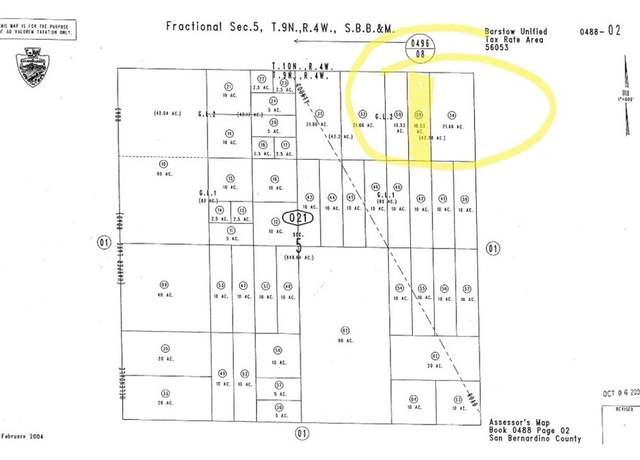 Property at 0 Off Helendale Rd #5, Kramer Junction, CA 92311