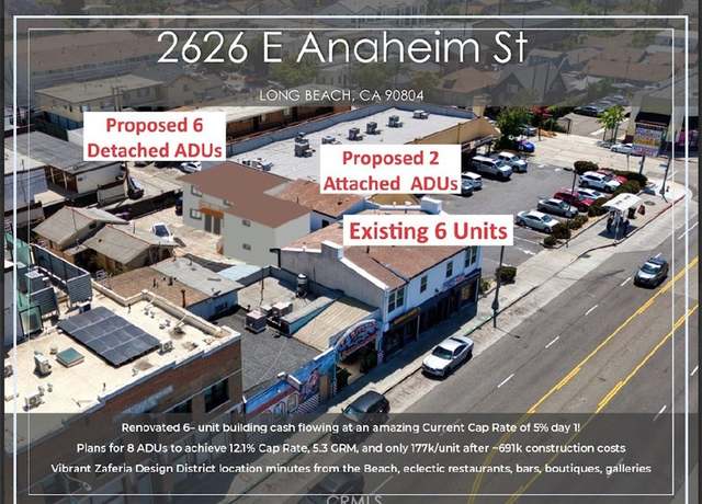 Property at 2626 E Anaheim St, Long Beach, CA 90804, 4 beds, 6 baths