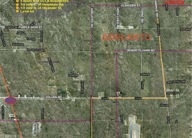 Property at 0 Helendale Rd. & Hills Rd, Adelanto, CA 92301
