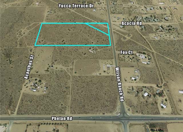 Property at 0 Wilson Ranch Rd, Phelan, CA 92371