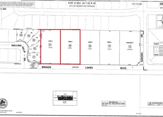 Property at 0 Mission Lakes Blvd, Desert Hot Springs, CA 92240