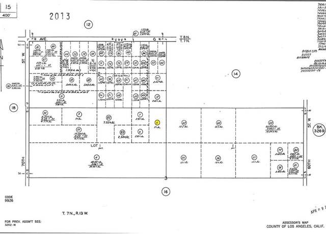 Property at 0 Vac/Vic Avenue G6/65th W, Antelope Acres, CA 93534