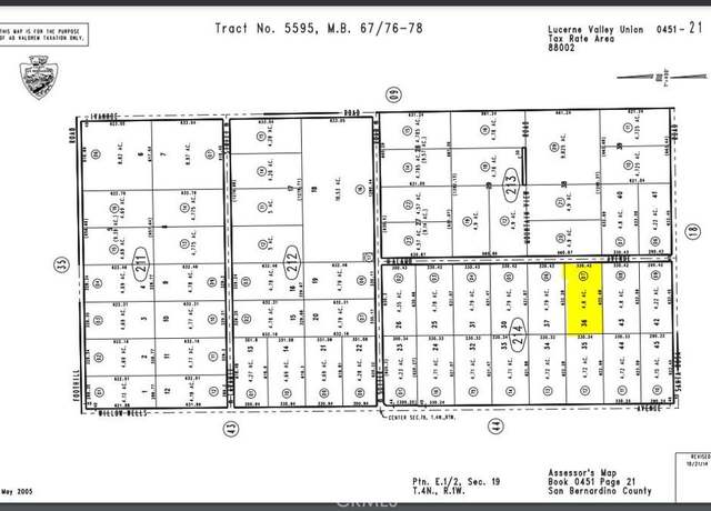Property at 0 Alamo Parcel #0451-214-07 Ave, Lucerne Valley, CA 92356