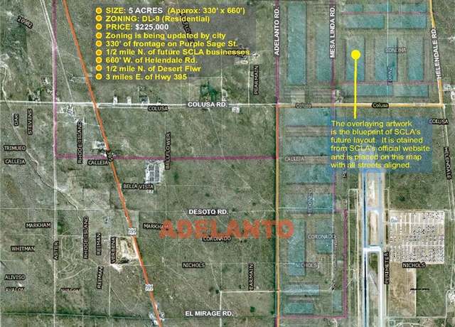 Property at 0 Colusa & Koala Ave, Adelanto, CA 92301