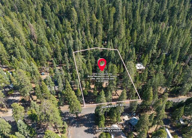 Property at 7472 Humboldt Rd, Butte Meadows, CA 95942