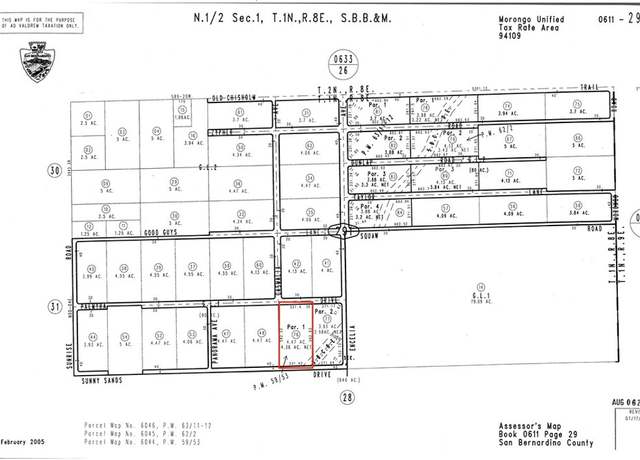 Property at 71637 Palmyra Dr, 29 Palms, CA 92277