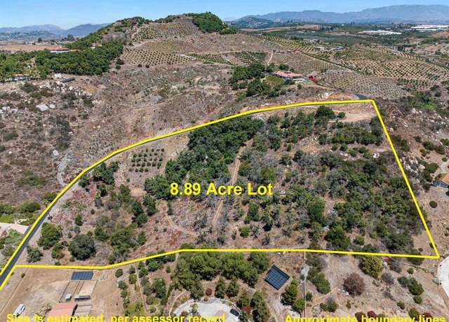 Bonsall Land For Sale