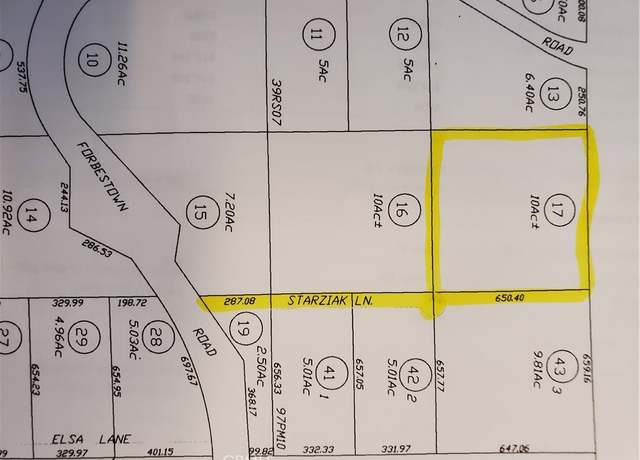 Property at 0 Starziak Ln, Oroville, CA 95966