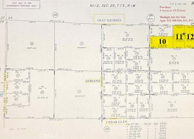 Property at 11 LOT GRAY SQUIRREL Rd, Hemet, CA 02544