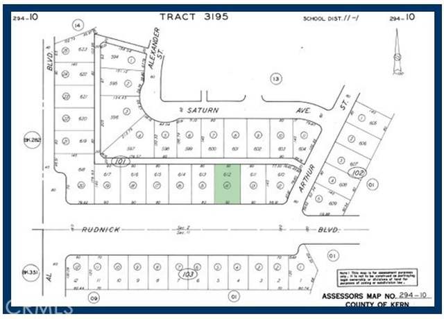 Property at 612-LOT Rudnick Blvd, California City, CA 93505