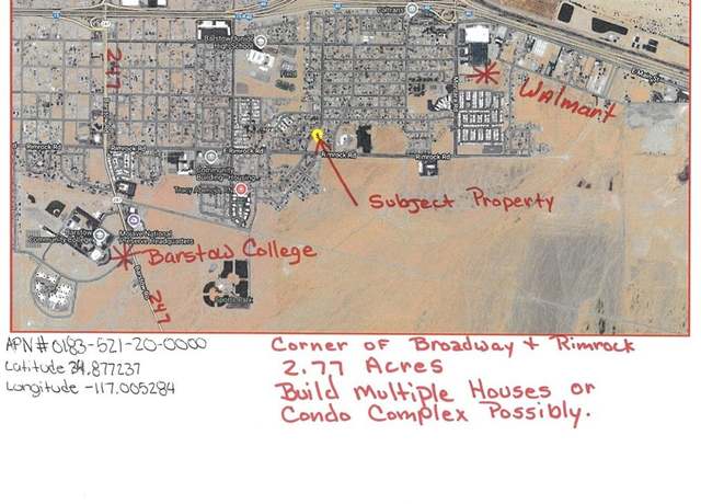 Property at 20 Rimrock Rd, Barstow, CA 92311