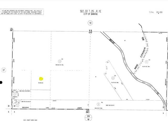 Property at 0 Bluff St, Banning, CA 92220