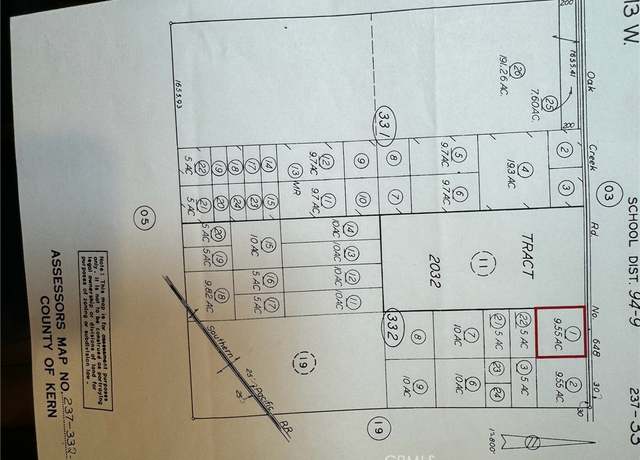 Property at 0 Oak Creek Rd, Mojave, CA 93501