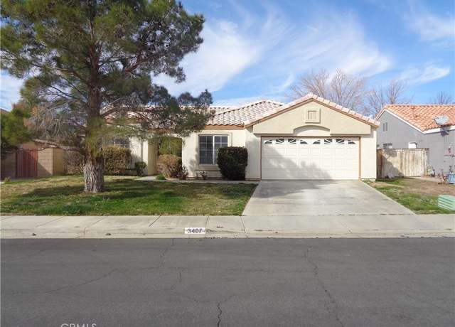 Property at 3407 Amber St, Rosamond, CA 93560, 3 beds, 2 baths