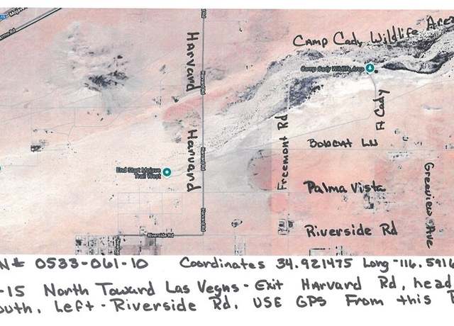 Property at 10 Fort Caddy, Newberry Springs, CA 92365