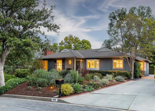 Property at 920 Mesa Verde Rd, Pasadena, CA 91105, 3 beds, 2.5 baths