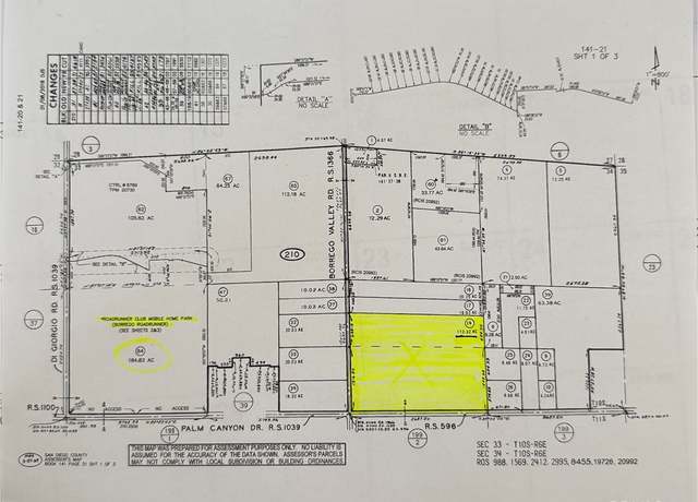 Property at 1320 Palm Canyon Dr, Borrego Springs, CA 92004