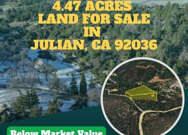 Property at 0 Julian Ests, Julian, CA 92036