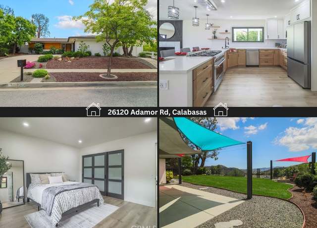 Property at 26120 Adamor Rd, Calabasas, CA 91302, 4 beds, 2 baths