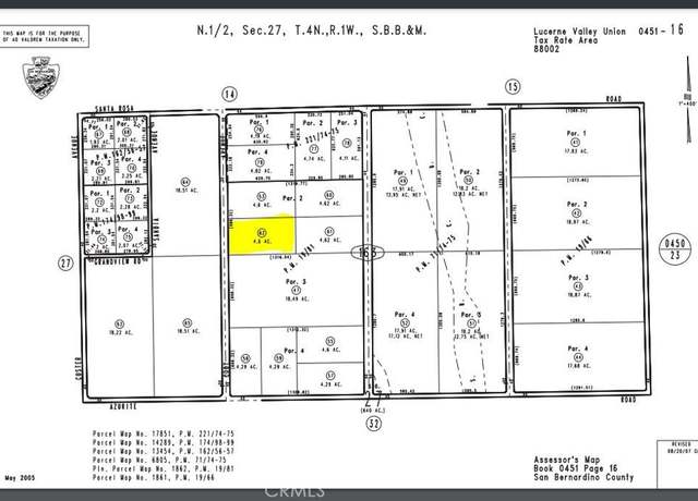 Property at 0 Cody Parcel #0451-163-62 Rd, Lucerne Valley, CA 92356