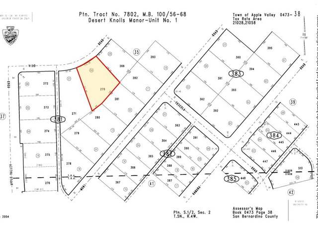 Property at 0 Viho Rd, Apple Valley, CA 92307