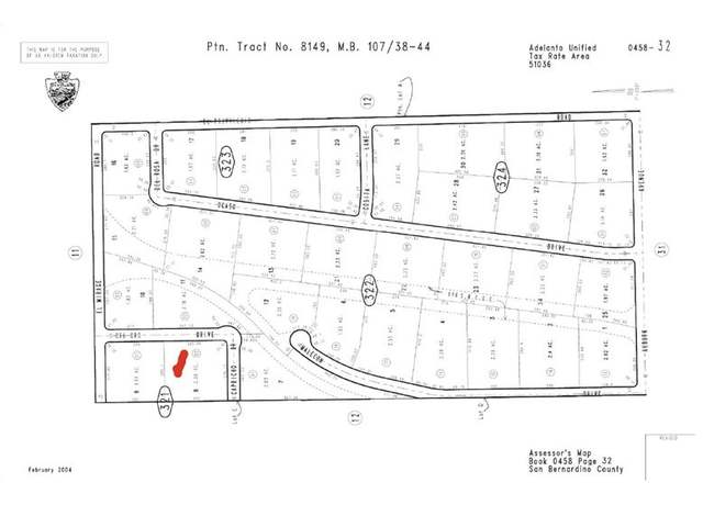 Property at 0 Del Oro Dr, Adelanto, CA 92301