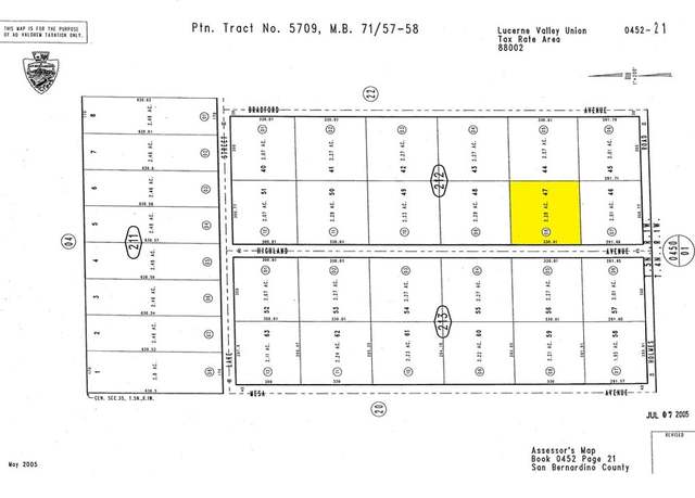 Property at 0 Highland Ave, Lucerne Valley, CA 92356