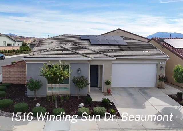 Property at 1516 Winding Sun Dr, Beaumont, CA 92223, 2 beds, 2 baths