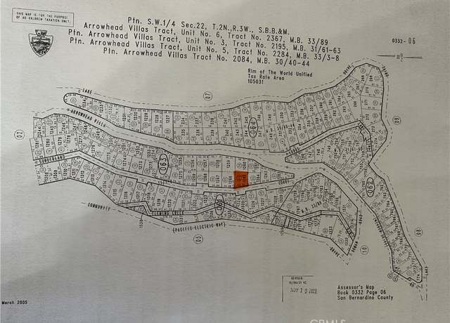 Property at 0 Sunderland, Lake Arrowhead, CA 92352