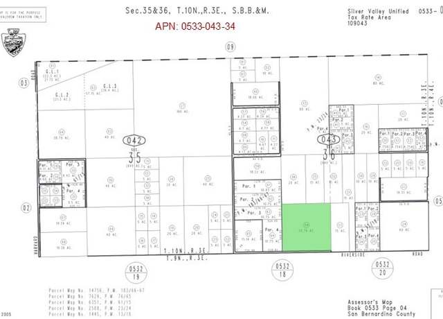 Property at 47400 Riverside Rd, Newberry Springs, CA 92365