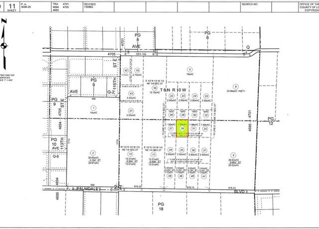 Property at 0 116th St, Littlerock, CA 93543