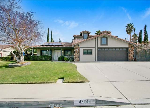 Property at 42248 Woodstone Ln, Lancaster, CA 93536, 5 beds, 3 baths