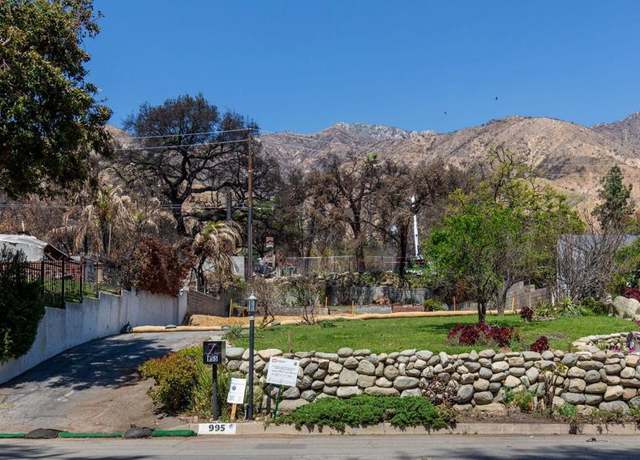 Property at 995 E Mount Curve Ave, Altadena, CA 91001