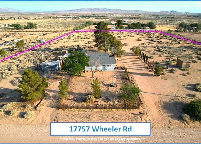 Property at 17757 Wheeler Rd, Helendale, CA 92342, 3 beds, 1 bath