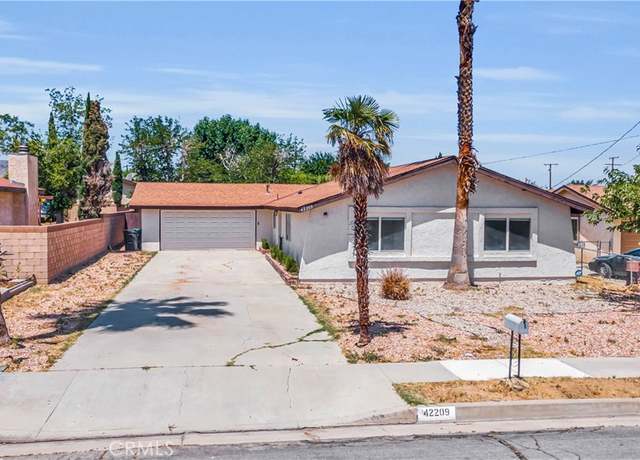 Property at 42209 45th St W W, Quartz Hill, CA 93536, 3 beds, 2 baths
