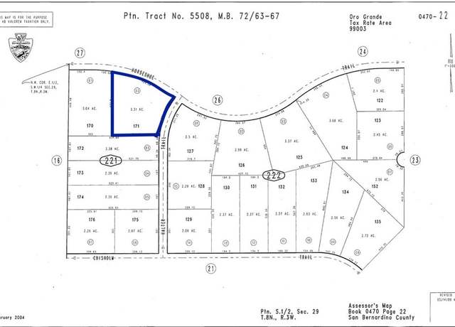 Property at 0 Horseshoe Trl, Oro Grande, CA 92368