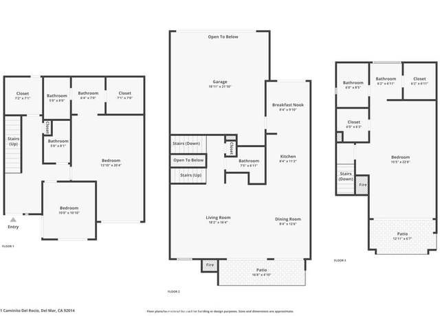 Property at 13091 Caminito Del Rocio, Del Mar, CA 92014, 3 beds, 3.5 baths
