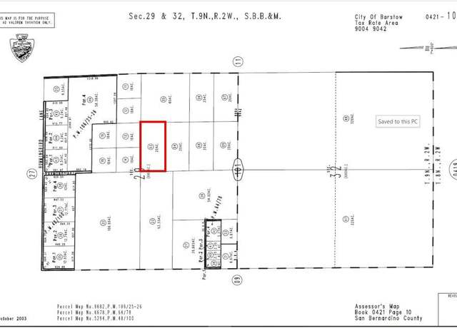 Property at 0 hARMONY, Barstow, CA 92311