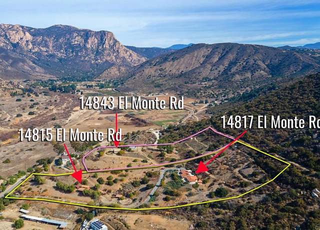 Property at 14817 El Monte Rd, Lakeside, CA 92040, 6 beds, 4 baths