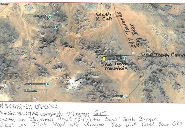 Property at 9 West 247 Saw Tooth Mtn, Barstow, CA 92311