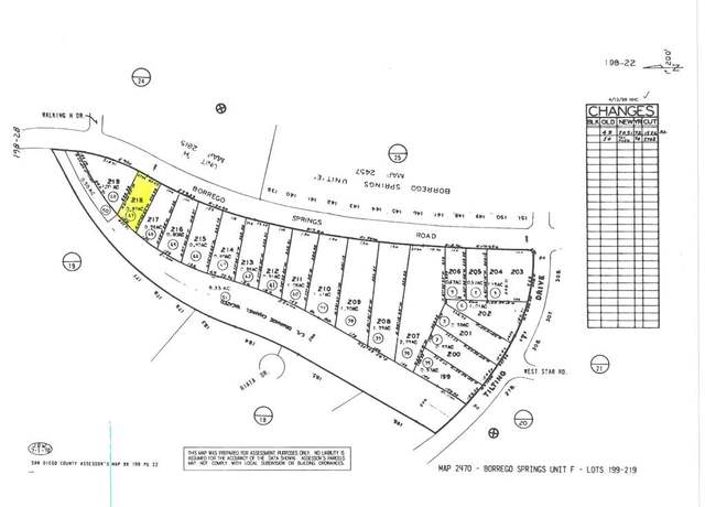 Property at Borrego Springs Rd lot 218, Borrego Springs, CA 92004