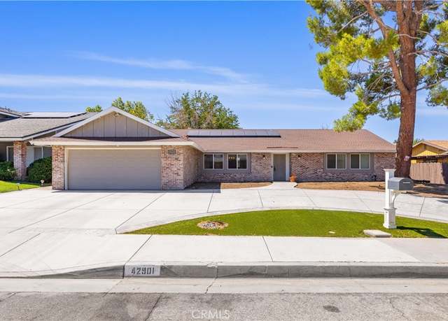 Property at 42901 Cinema Ave, Lancaster, CA 93534, 4 beds, 2 baths