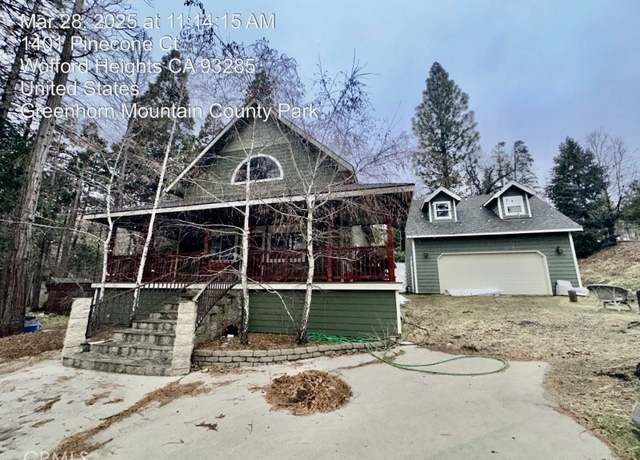 Property at 1400 Pinecone Ct, Wofford Heights, CA 93285, 3 beds, 2 baths